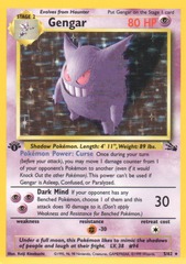 Gengar - 5/62 - Holo Rare - 1st Edition